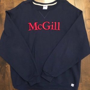 McGill University Collegiate Crewneck Sweater